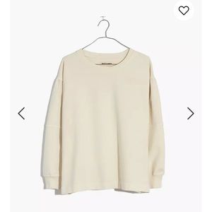 Madewell Rivet & Thread puff sleeved sweatshirt